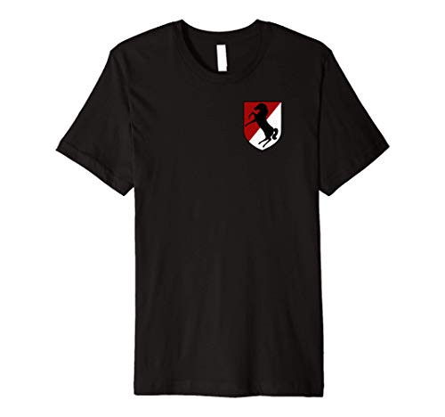 11th Armored Cavalry Regiment - 11th ACR Patch Premium T-Shirt
