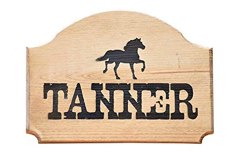 Personalized Horse Stall Name Plate - Horse Stall Plate - Horse Stall Sign - Stable Stall Sign - Personalized Horse Stall Name Plate