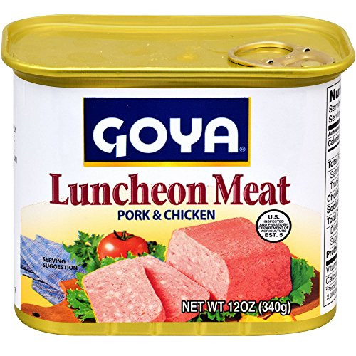 Goya Luncheon Meat Pork  and  Chicken 12 oz  pack of 1