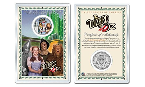 WIZARD OF OZ Cast OFFICIAL JFK Half Dollar U.S. Coin in PREMIUM HOLDER