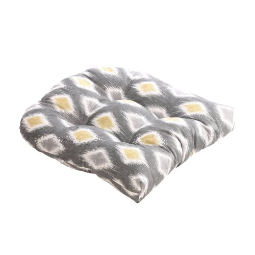 Pillow Perfect Rodrigo Chair Cushion, Graphite