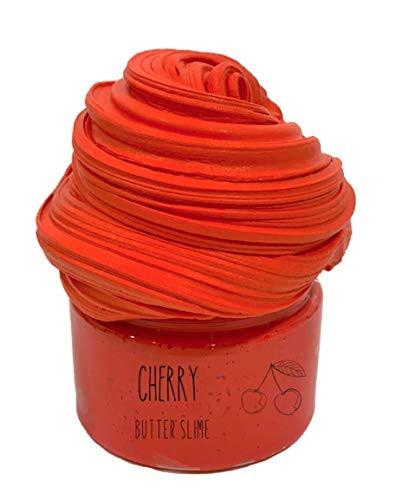 8oz Cherry Fluff Butter Slime  FREE SHIPPING    *SCENTED*