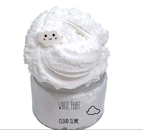 8oz White Fluff Cloud Slime  FREE SHIPPING