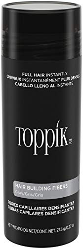 TOPPIK Hair Building Fibers, Gray, 0.97 oz.