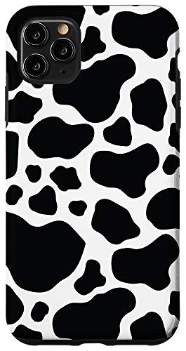 iPhone 11 Pro Max Cow Print Pattern Skin Moo Moo Cool Animal Lover Gifts Case
