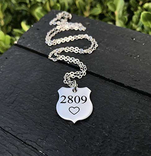 Police Officer s Badge Necklace Law 