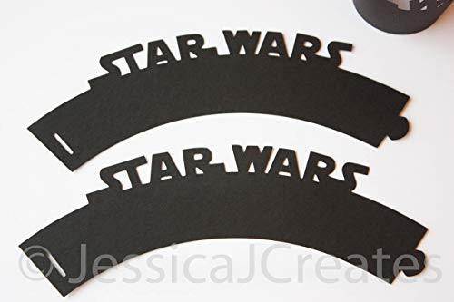 Star Wars - Star Wars Inspired Cupcakes - Star Wars Cupcake Wrappers - Cupcake Wrappers - Star Wars Party - 12 ct
