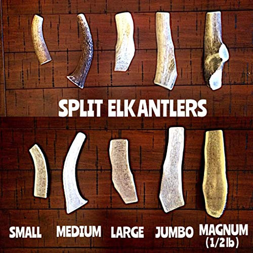 Split Elk Antler Dog Chews