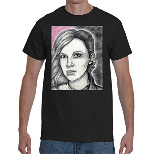 Portrait T-Shirt   inch Pretty Bitchin  inch  Stranger Things Millie Bobby Brown Eleven 11 Elle Netflix