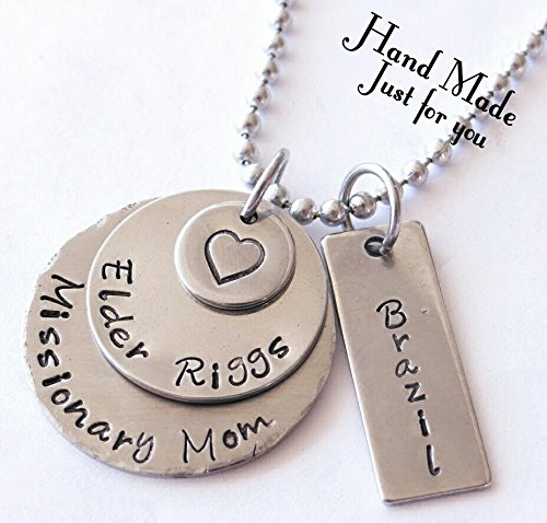 Missionary Mom Necklace  LDS Mission  LDS  Mission Jewelry  Missionary Mom