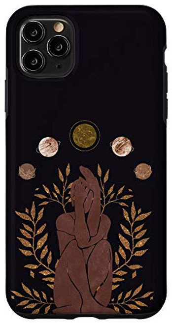 iPhone 11 Pro Max Abstract Celestial Goddess Moon Phases Phone Case iPhone 11 Pro Max Abstract Celestial Goddess Moon Phases Phone Case