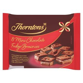 Thorntons Mini Brownie Fudge Bites 8 Per Pack