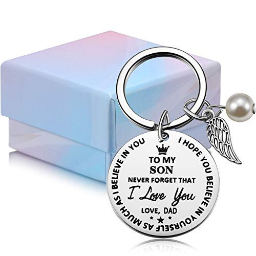 To My Son or Daughter Keychain Daughter Son Inspirational Keychain Stainless Steel Encourage Key Chain from Mom and Dad for Adult Ceremony Graduation Birthday Children s Day To my Daughter Love Dad To My Son or Daughter Keychain Daughter Son Inspirational Keychain Stainless Steel Encourage Key Chain from Mom and Dad for Adult Ceremony Graduation Birthday Children s Day To my Daughter Love Dad