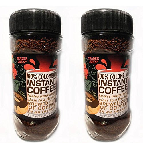 Trader Joe s 100 Percent Colombian Instant Coffee 3.5oz  Pack of 2
