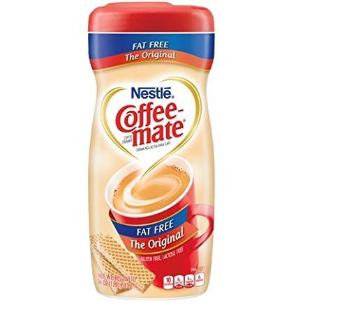 COFFEE-MATE Original Fat Free Powder Coffee Creamer 16 oz. Canister  Pack of 3