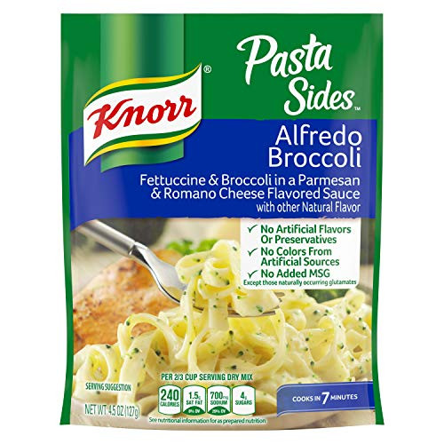 Knorr Pasta Sides Dish Alfredo Broccoli 4.5 Ounce Pack of 8 Knorr Pasta Sides Dish Alfredo Broccoli 4.5 Ounce Pack of 8