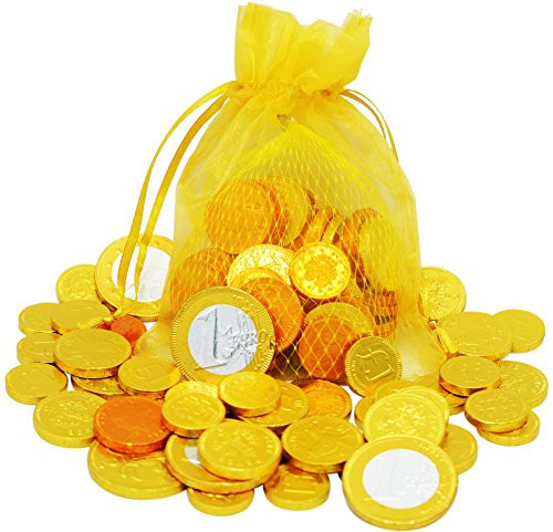 Chanukah Chocolate - Chanukkah Gelt - European Chocolate Coins - OU-D Kosher  Single