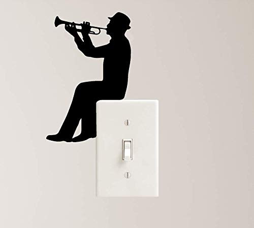 Trumpet Music Decal Vinyl Sticker Playing Jazz Classical Instrument Laptop MacBook Trumpet Music Decal Vinyl Sticker Playing Jazz Classical Instrument Laptop MacBook