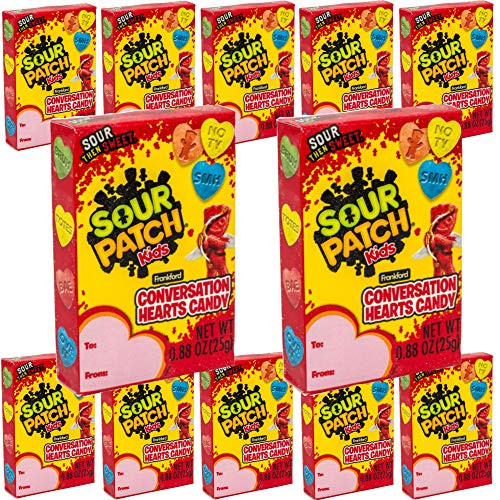 Sour Patch Kids Conversation Candy Hearts 12 Boxes For Valentine s Day With Exclusive Stickers Sour Patch Kids Conversation Candy Hearts 12 Boxes For Valentine s Day With Exclusive Stickers