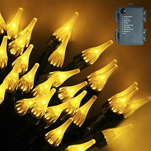 Twinkle Star 50 LED 17ft Christmas String Lights  Upgrade Mini Clear Fairy Lights Battery Powered  Green Wire String Light for Christmas Outdoor Decoration  Warm White Twinkle Star 50 LED 17ft Christmas String Lights  Upgrade Mini Clear Fairy Lights Battery Powered  Green Wire String Light for Christmas Outdoor Decoration  Warm White