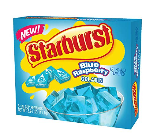 Starburst Gelatin  Blue Raspberry  3.89 OZ  Pack of 12