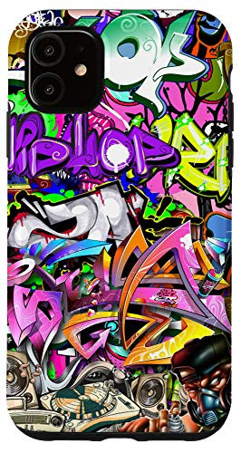 iPhone 11 Graffiti Street Art  Colorful Urban hip hop Case