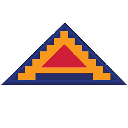 US Army - 7th Army SSI Patch Decal - 3.5 Inch Tall Full Color Decal  Sticker