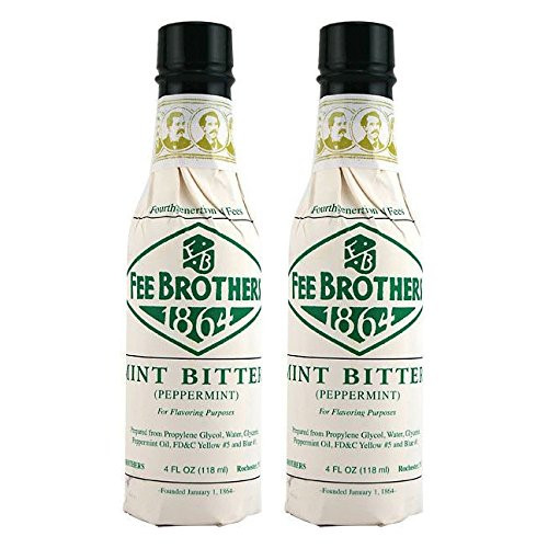 Fee Brothers Mint Cocktail Bitters - 5 Ounce Bottles - 2 Pack