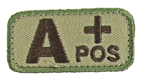 Blood Type Patches - Mil-Spec Monkey MULTICAM  A POS
