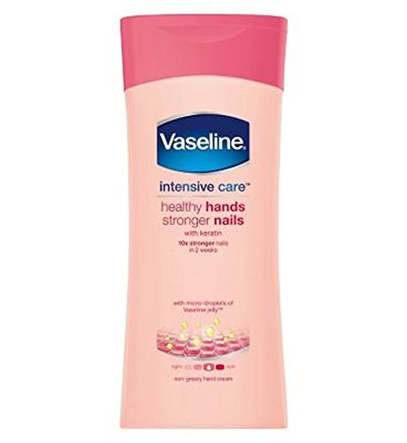 Vaseline Intensive Care Healthy Hands  Plus Stronger Nails Hand Cream 200Ml - Pack of 2
