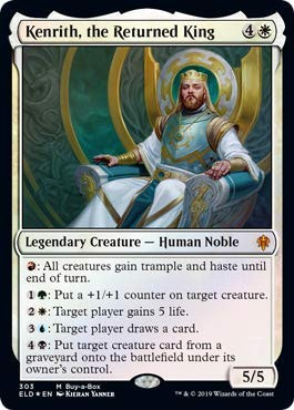 Magic  The Gathering - Kenrith  The Returned King - Collector Pack Exclusive - Throne of Eldraine