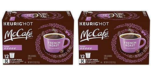 McCafe Bold French Roast Keurig K Cup Coffee Pods  12 Count  - PACK OF 2