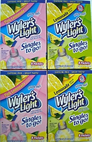 Wyler s Light Lemonade and Pink Lemonade Singles to Go 4 Boxes