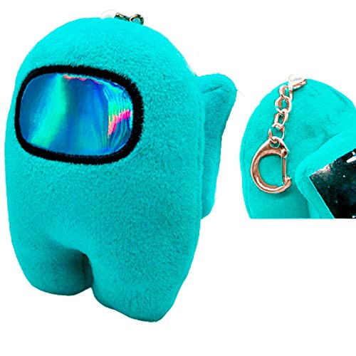 Yancorp Among Us Plush Toy Merch Crewmate Plushies  Toy Action Game Figures Soft Doll for Among Us Game Fans  Astronaut Stuffed Plush Doll for Christmas. Light Blue