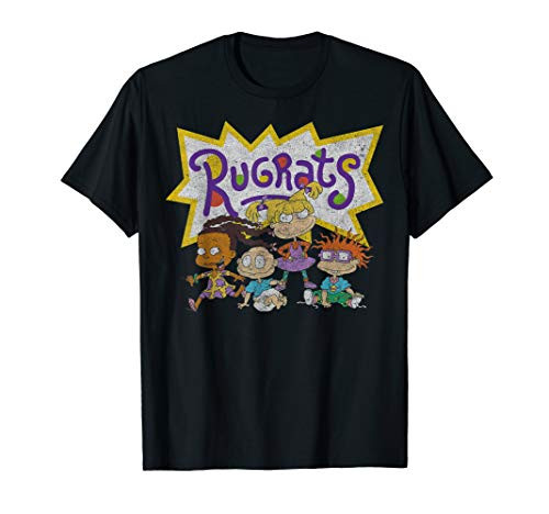 Nickelodeon Rugrats Vintage Group Shot Logo T-Shirt Nickelodeon Rugrats Vintage Group Shot Logo T-Shirt