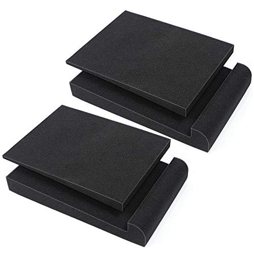 DEKIRU Acoustic Isolation Pads Studio Foam Monitor Speaker Isolation Pad for 5 Inch Monitors High Density Acoustic Foam Fits Most Speaker Stands for Sound Improvement Prevent Vibrations- 2 Pads DEKIRU Acoustic Isolation Pads Studio Foam Monitor Speaker Isolation Pad for 5 Inch Monitors High Density Acoustic Foam Fits Most Speaker Stands for Sound Improvement Prevent Vibrations- 2 Pads