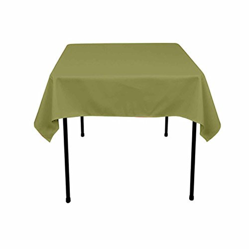 Ks Linens Polyester Square Tablecloth 54 inch x54 inch   Avocado