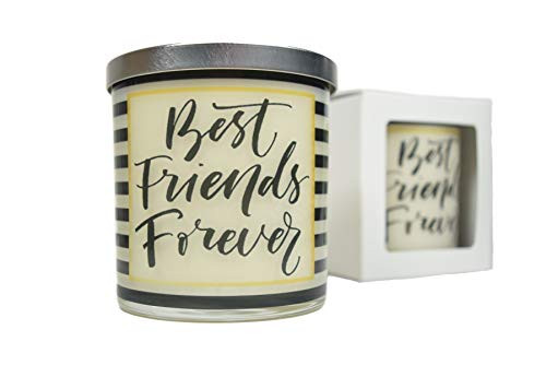 Best Friends Forever Candle - Natural Scented 12oz Soy Candle Gift Idea Message Candle Scented Candles Handmade Personalized candles Best Friends Forever Candle - Natural Scented 12oz Soy Candle Gift Idea Message Candle Scented Candles Handmade Personalized candles