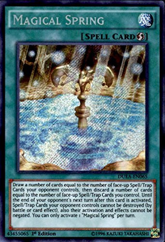 YU-GI-OH  - Magical Spring  DUEA-EN065  - Duelist Alliance - Unlimited Edition - Secret Rare