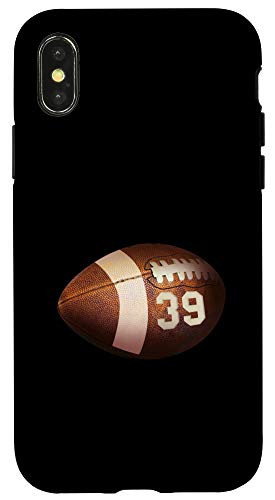iPhone X XS 39 Football Number Player Design Case
