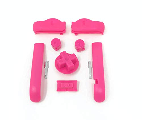 RGRS FunnyPlaying Game Boy Advance High Quality Button Set Hot Pink