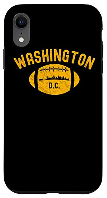 iPhone XR Vintage Washington DC Sports Team Football Novelty Gift Case iPhone XR Vintage Washington DC Sports Team Football Novelty Gift Case
