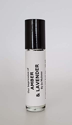 AMBER  and  LAVENDER by Jo Malone Premium Quality Fragrance Impression Super Concentrated Pure Hypoallergenic Body Oil Roll on 10 ml