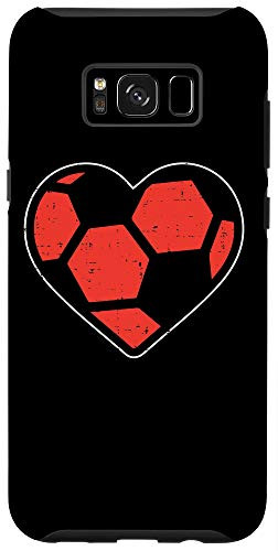 Galaxy S8 Plus Heart Soccer Ball Football Valentines Day Sports Lover Gift Case