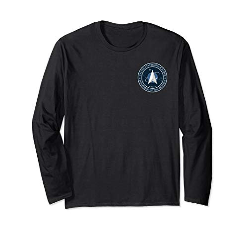 Official United States Space Force USSF Military Patch Long Sleeve T-Shirt