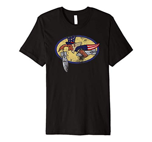 WW2 322nd Bomb Squadron Bomber Patch Flying Patriot Premium T-Shirt