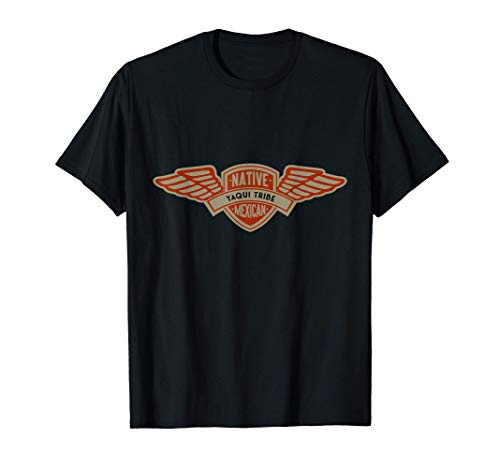 Yaqui Tribe Native Mexican Indian Proud Retro Wings T-Shirt