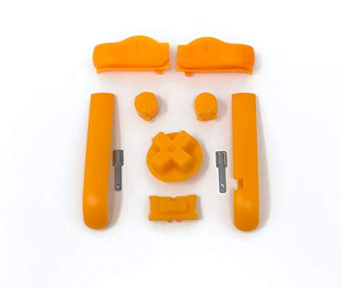 RGRS FunnyPlaying Game Boy Advance High Quality Button Set Fire Orange