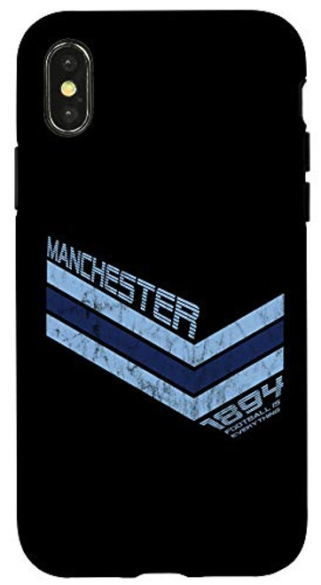 iPhone X XS Football Is Everything - City of Manchester 80s Retro Case iPhone X XS Football Is Everything - City of Manchester 80s Retro Case