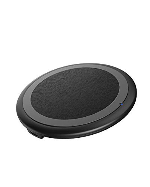 Wireless Charger  2 Pack  GIN FOXI 10W Max Qi-Certified Fast Wireless Charging Pad Compatible with iPhone 11 11 Pro 11 Pro Max XS MAX XR XS X 8  Samsung Galaxy Note 10 S10 S9 S8  No AC Adapter